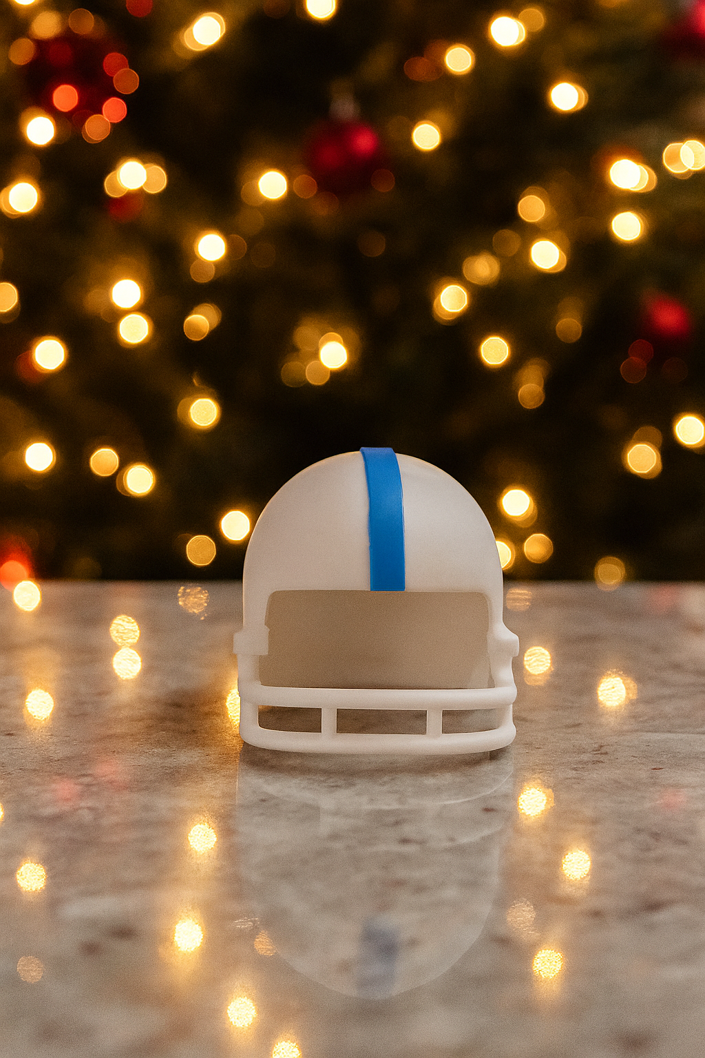Elf Football Helmet - Festive Accessory for Holiday Fun